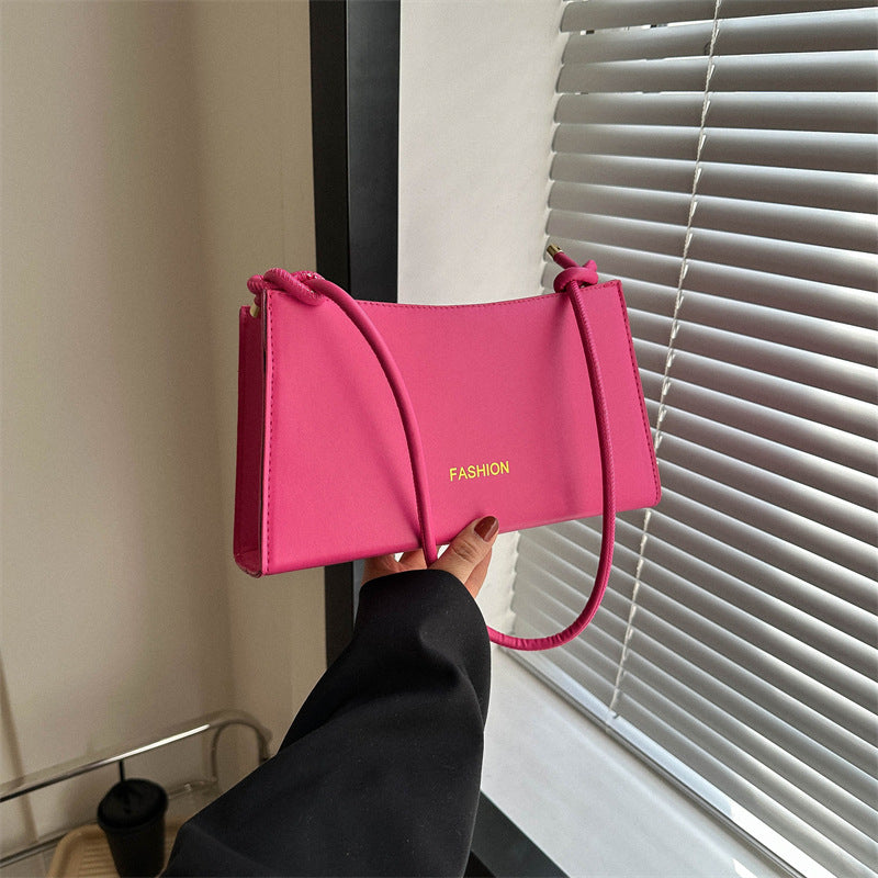 Candy-colored underarm bag