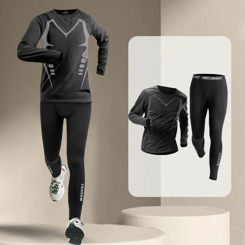 Thick-fabric warm-up quick-drying clothes