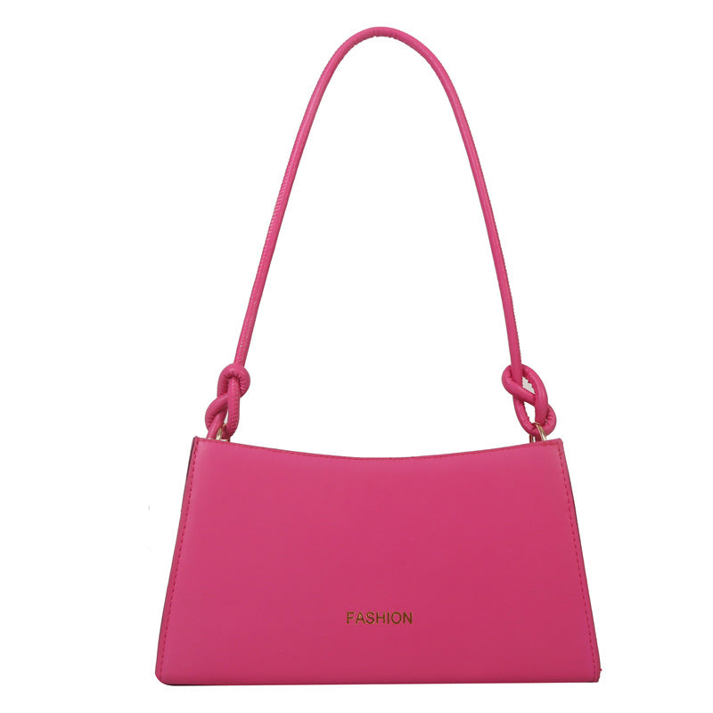 Candy-colored underarm bag