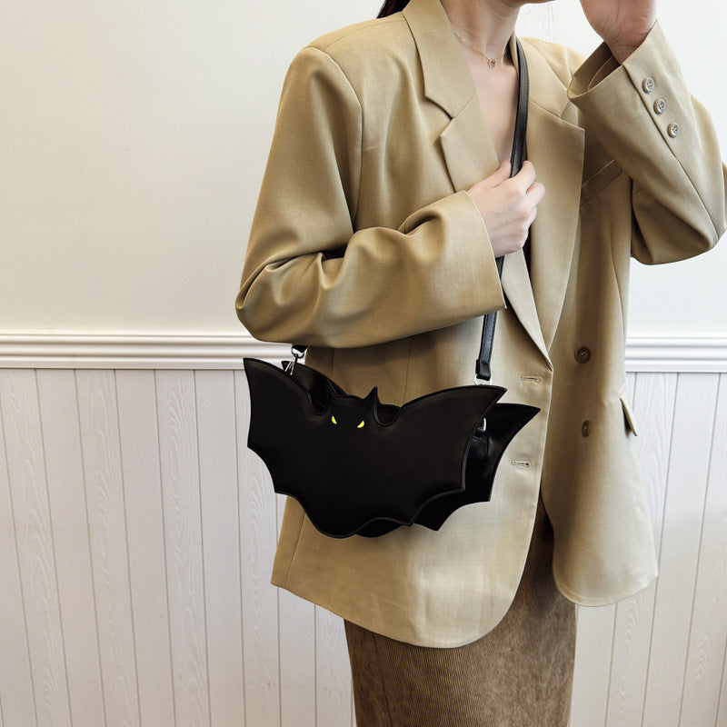Halloween Bat PU Shoulder Cross-Body Bag