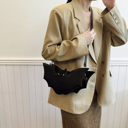 Halloween Bat PU Shoulder Cross-Body Bag