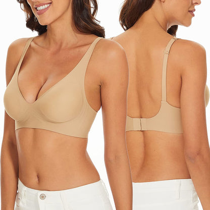 Seamless Wireless Push-Up Bra