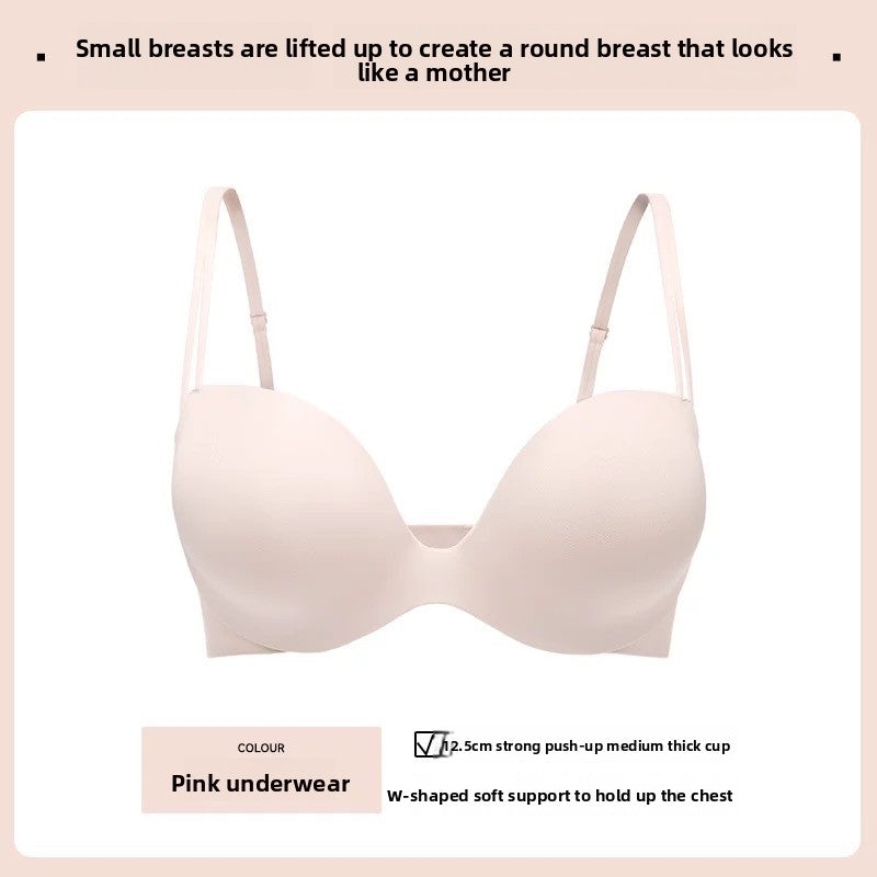 Leopard Print Push-Up Seamless Bra