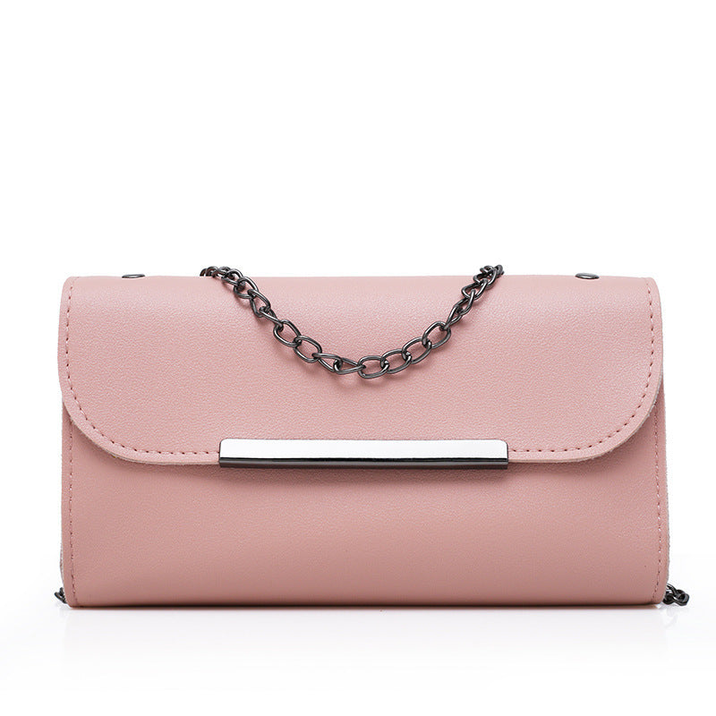 Korean version of solid color bucket bag