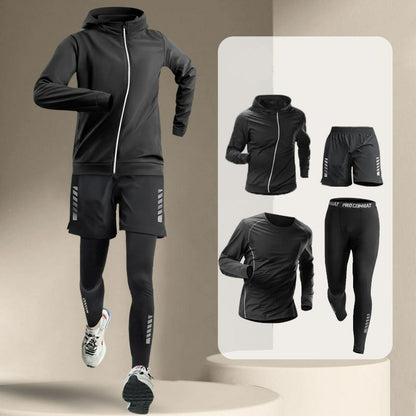 Thick-fabric warm-up quick-drying clothes