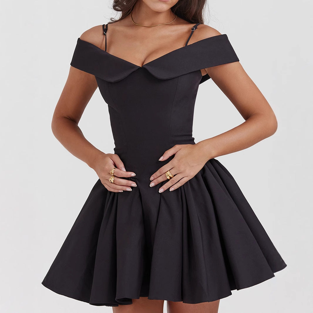 V-neck fashion dress