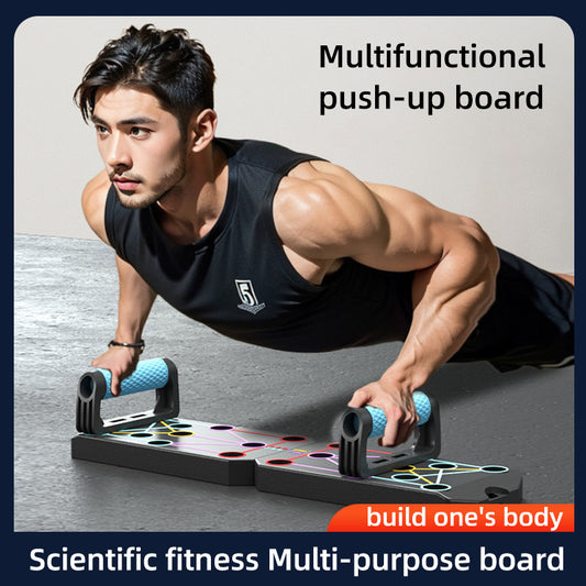 Multifunctional Push-Up Training Board with Non-Slip Mat