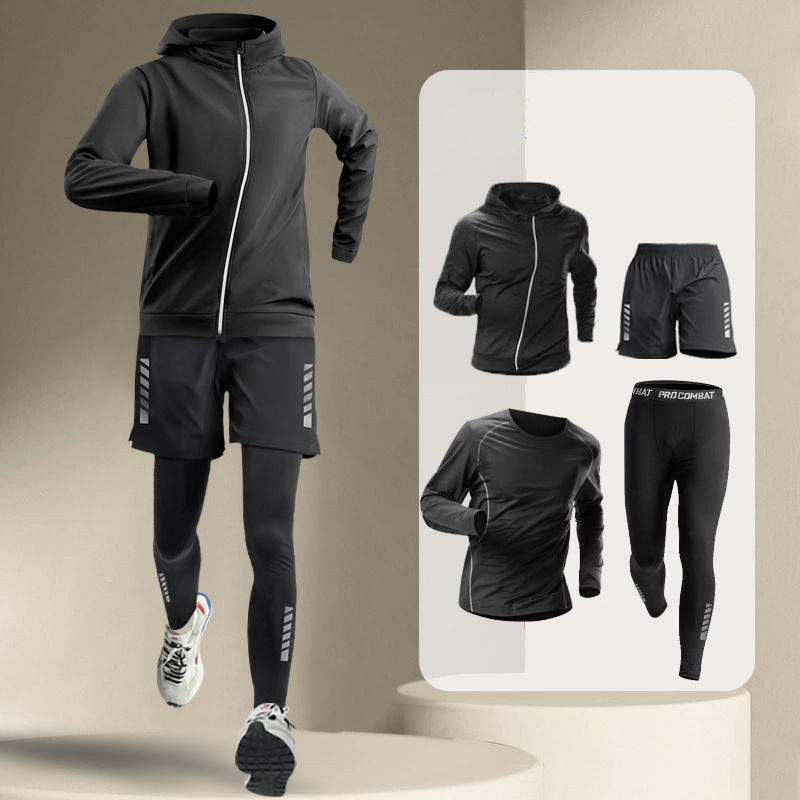 Thick-fabric warm-up quick-drying clothes