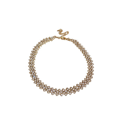 Fashion Choker Splicing Necklace Elegant Women's Jewelry