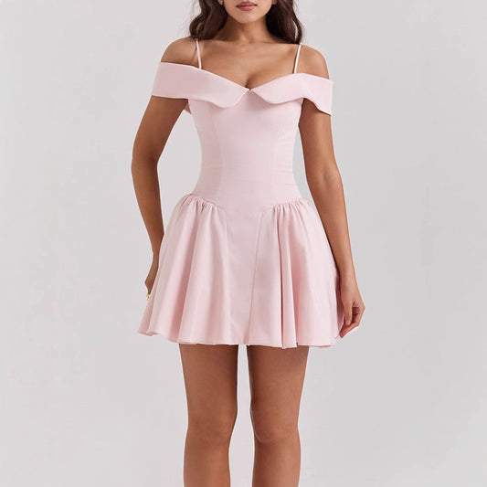 V-neck fashion dress