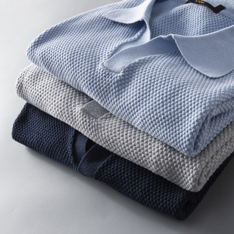 Men's Cotton Knitted Polo Shirt