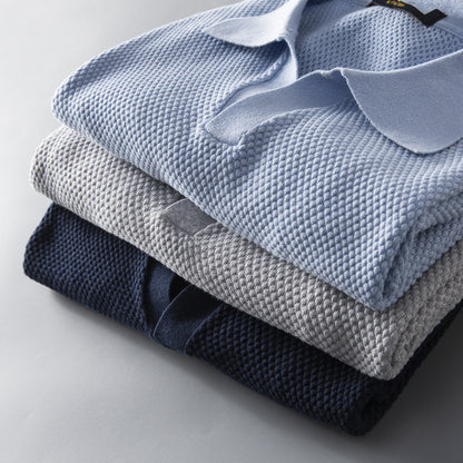 Men's Cotton Knitted Polo Shirt