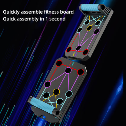 Multifunctional Push-Up Training Board with Non-Slip Mat