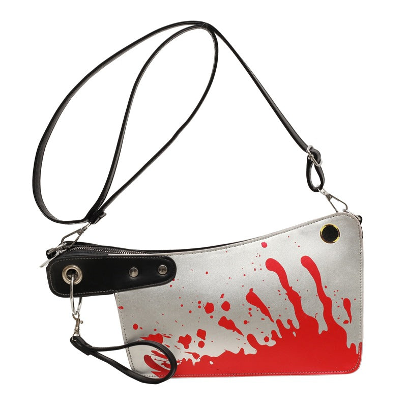 Women's Halloween-Themed PU Clutch Bag