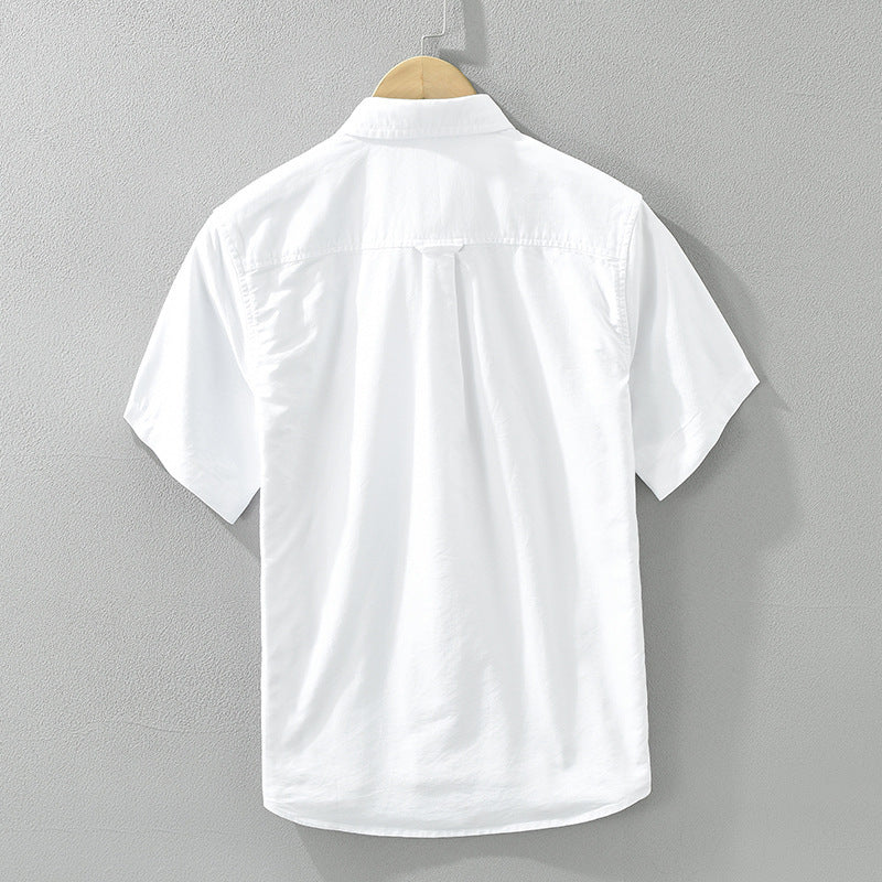 Cotton Short-Sleeve Shirt for Men