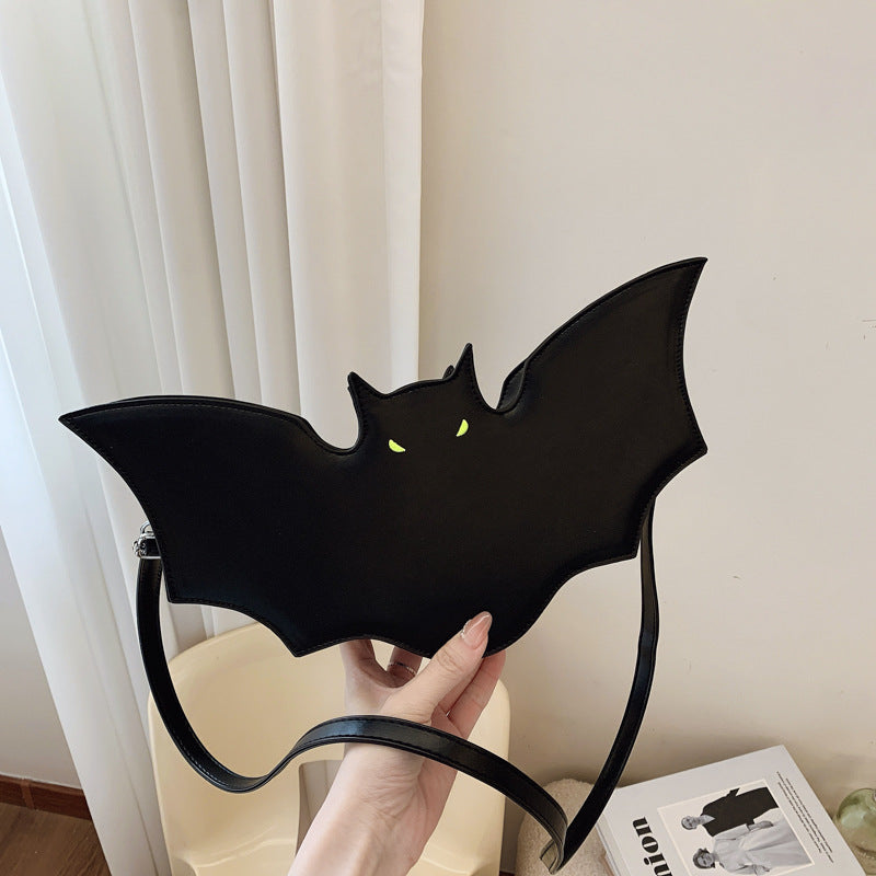 Halloween Bat PU Shoulder Cross-Body Bag