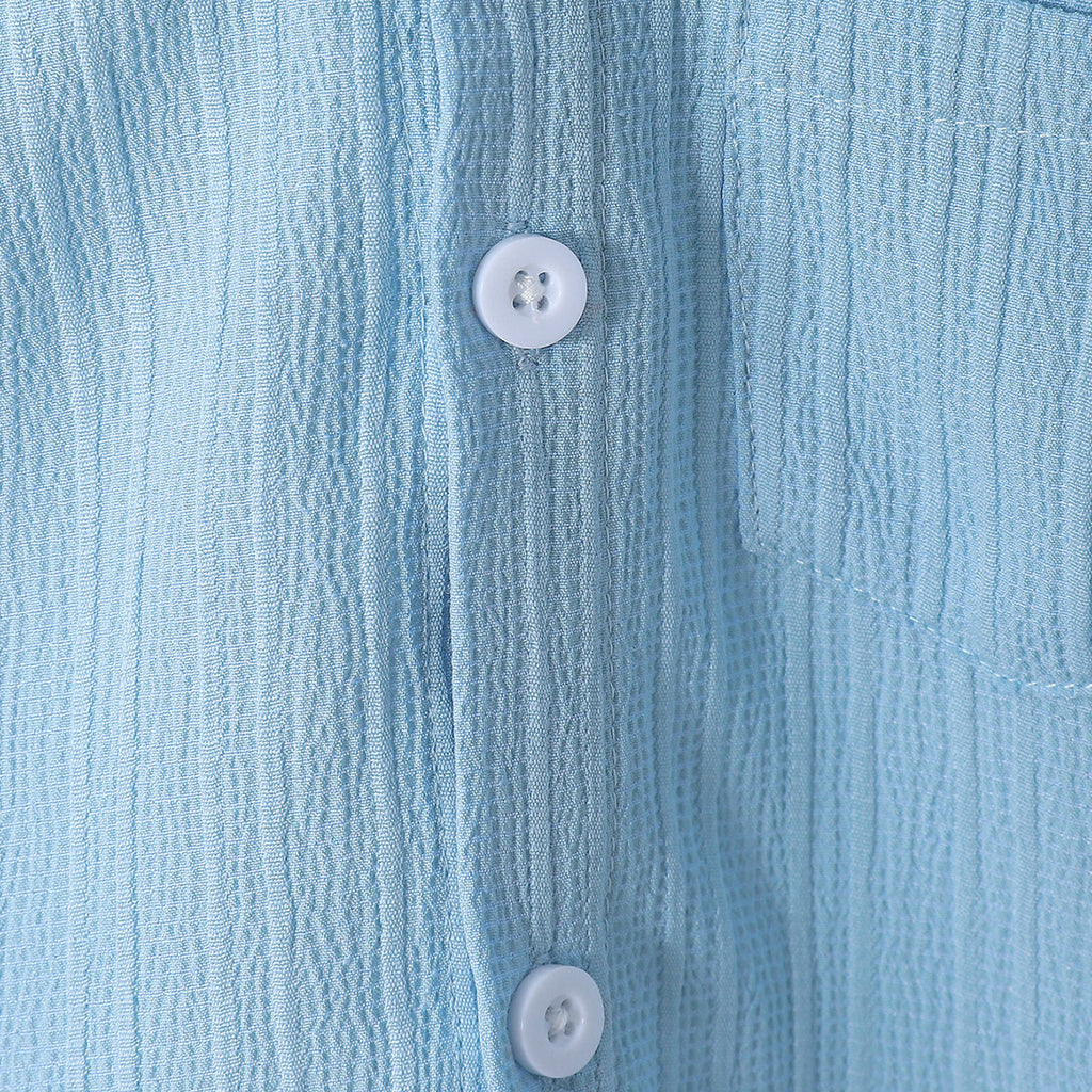 Boy's stylish gentleman's summer outfit in college style