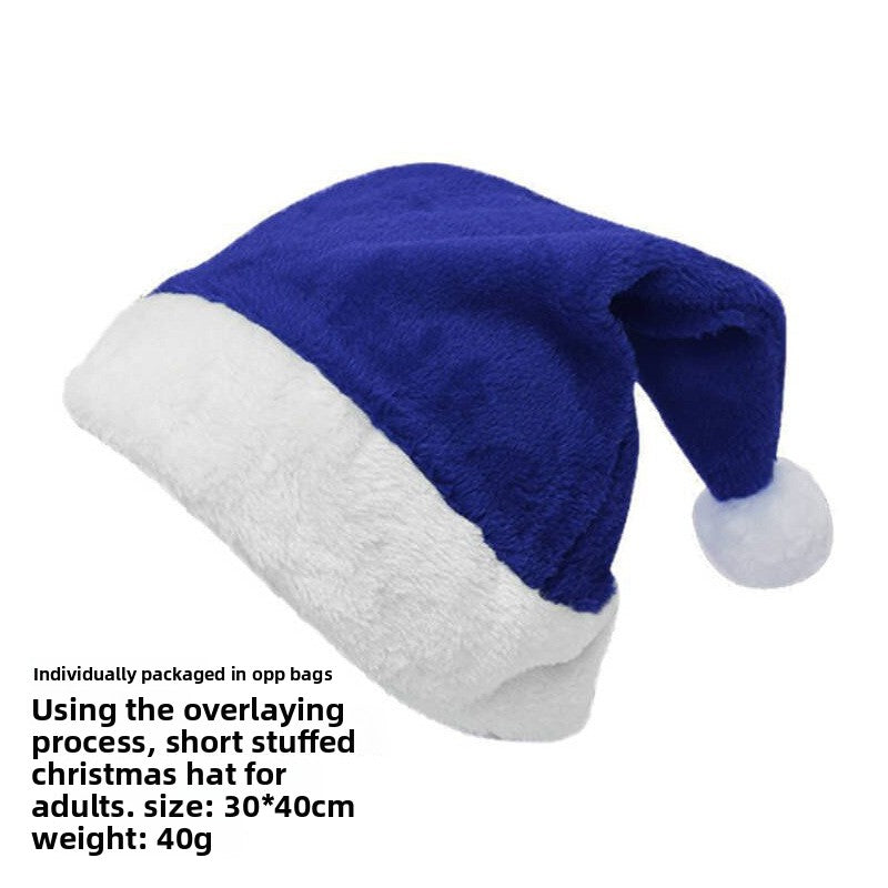Christmas Short Plush Hat