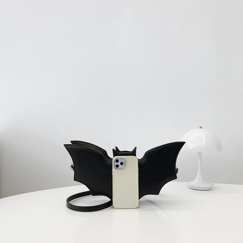 Halloween Bat PU Shoulder Cross-Body Bag
