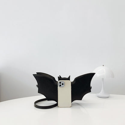 Halloween Bat PU Shoulder Cross-Body Bag
