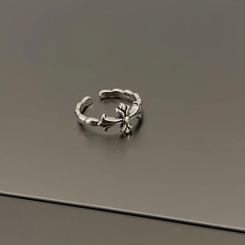 Punk Cross Adjustable Ring Vintage Gothic Unisex Jewelry
