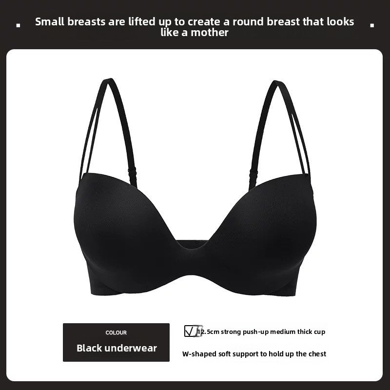 Leopard Print Push-Up Seamless Bra