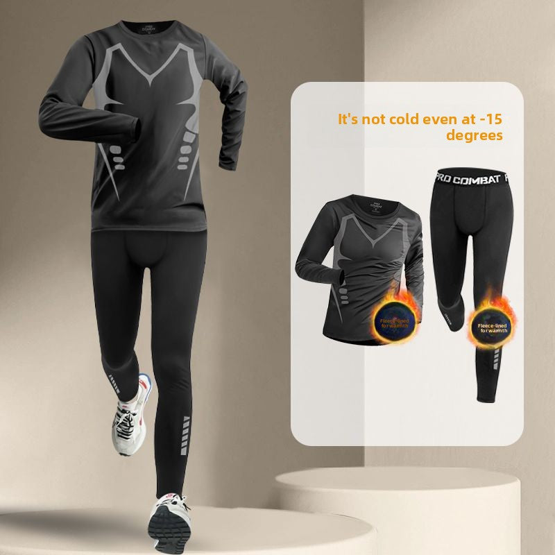 Thick-fabric warm-up quick-drying clothes