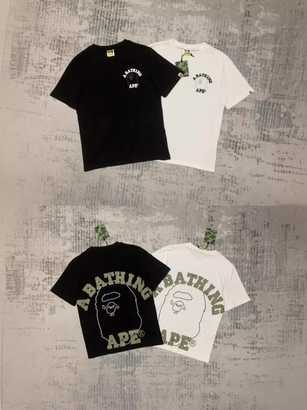 Camouflage sports short-sleeved T-shirt