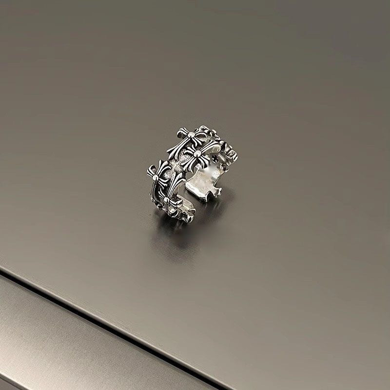 Punk Cross Adjustable Ring Vintage Gothic Unisex Jewelry
