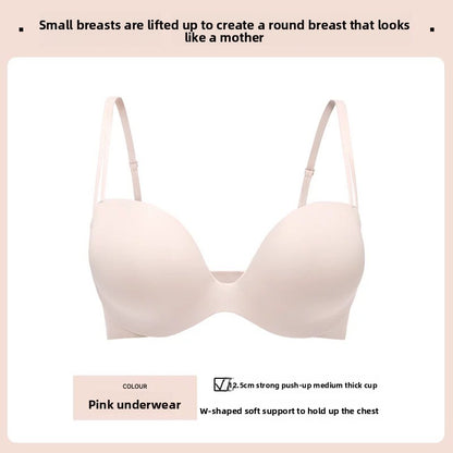 Leopard Print Push-Up Seamless Bra