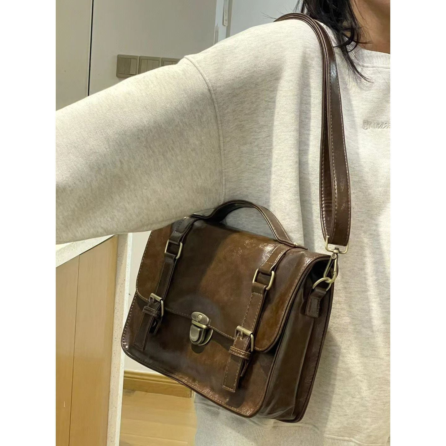 PU messenger bag