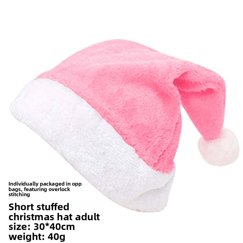 Christmas Short Plush Hat