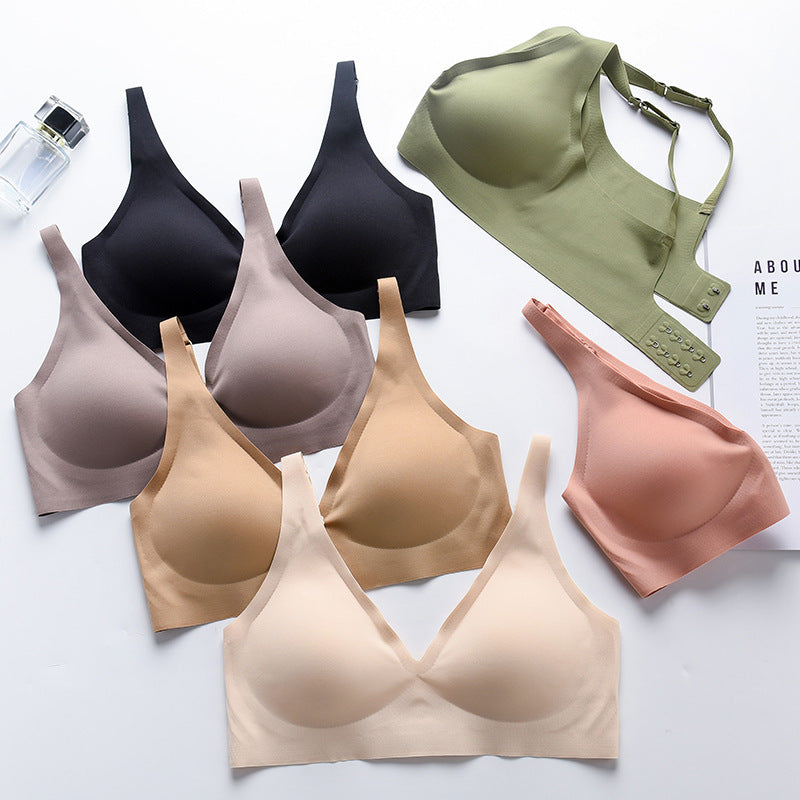 Seamless Wireless Push-Up Bra