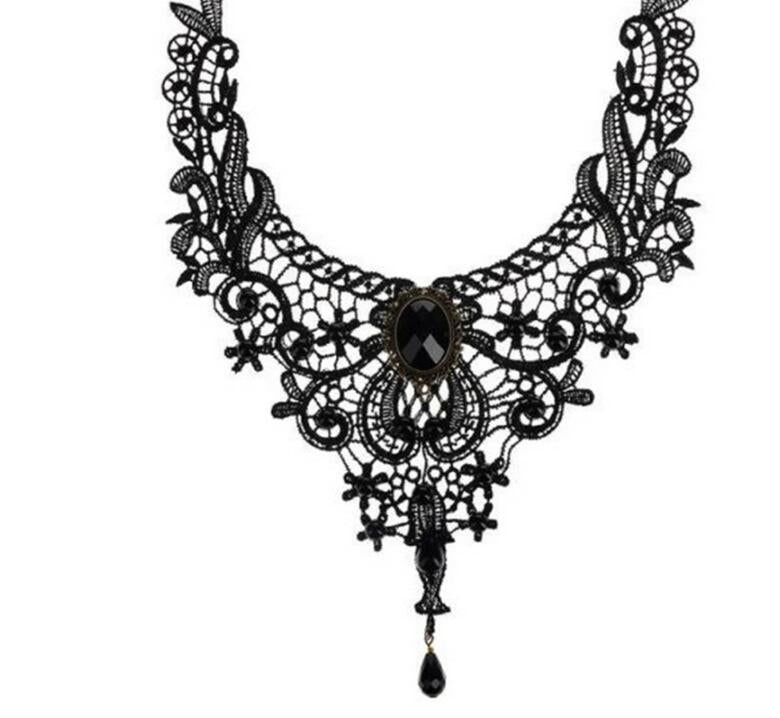 Choker lace necklace