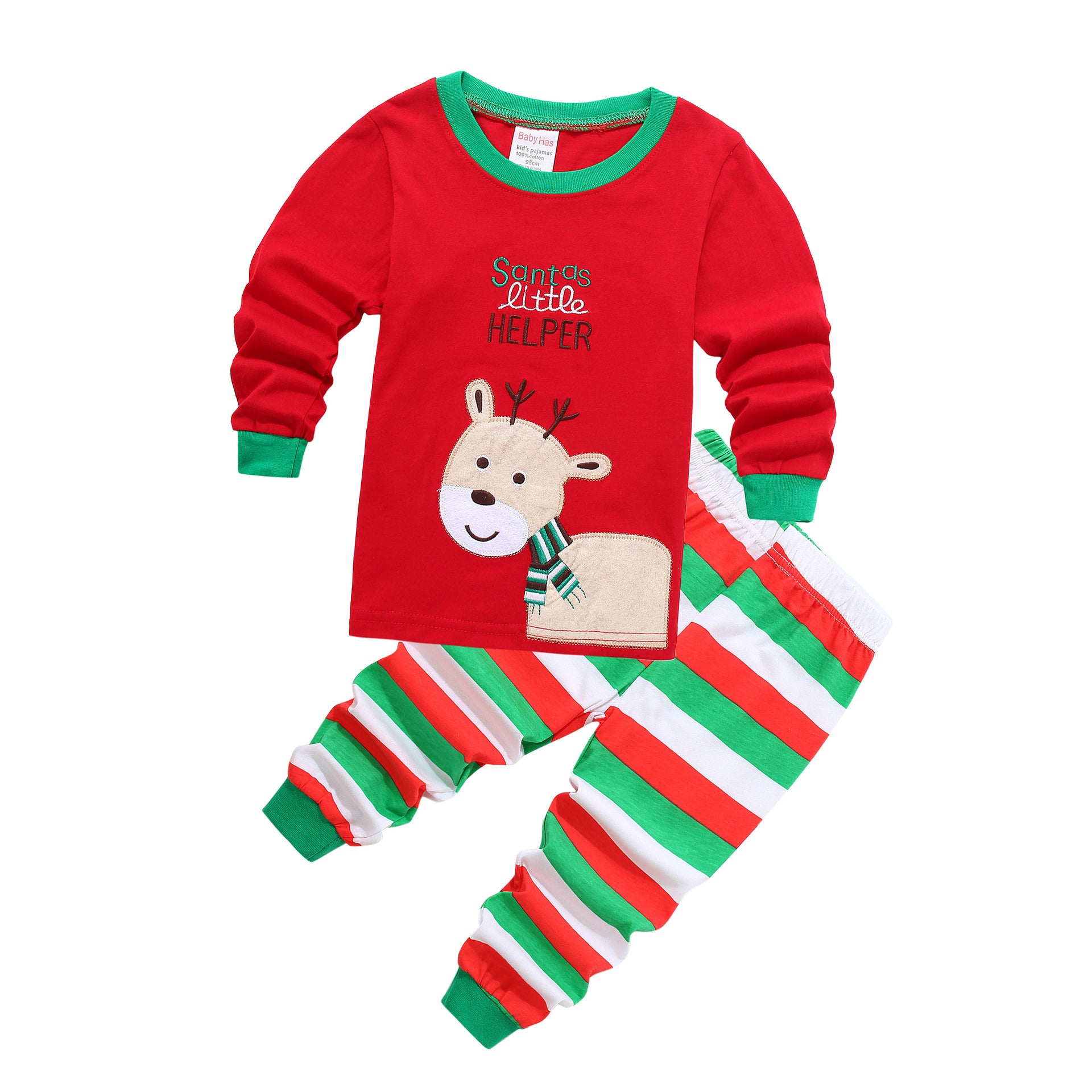 Four Seasons Pure Cotton Lightweight Boys and Girls Santa Claus Costume
