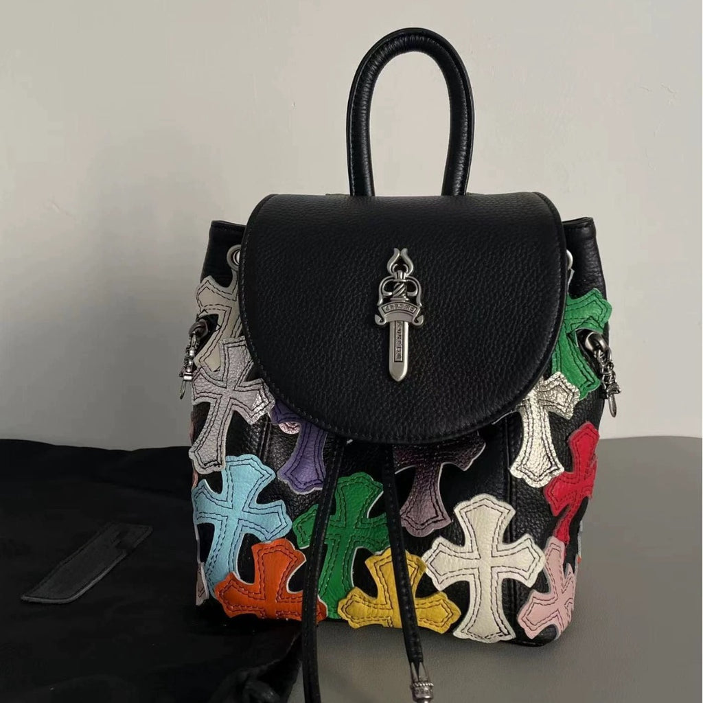Retro Cross-Body Bag in Colorful Design