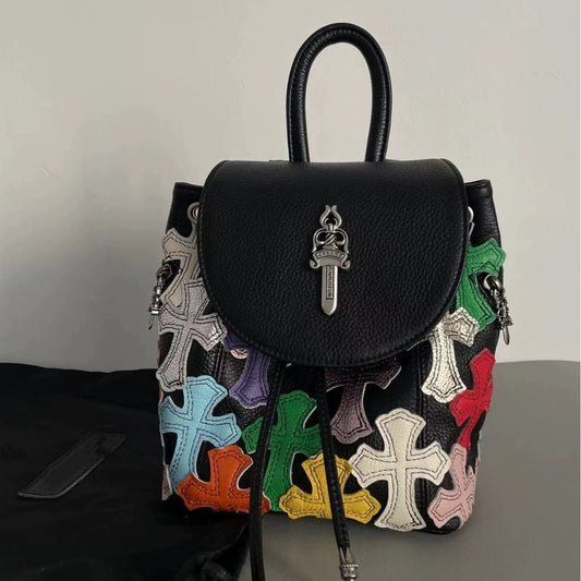 Retro Cross-Body Bag in Colorful Design