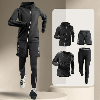 Thick-fabric warm-up quick-drying clothes