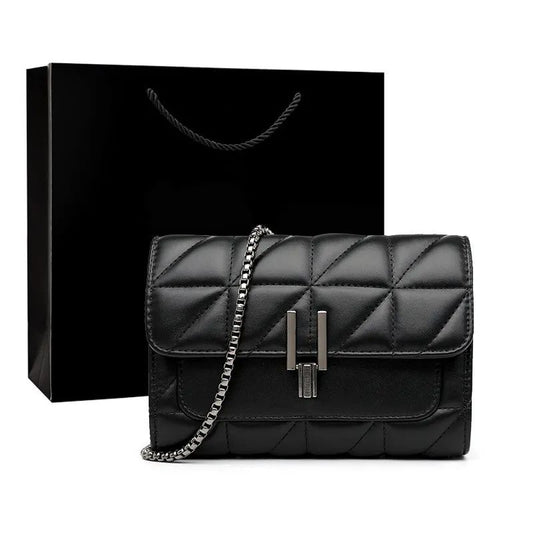 Women's Leather Chain Crossbody Bag