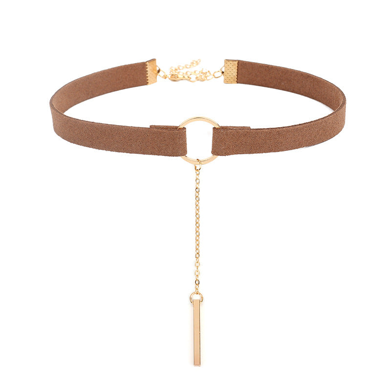 Velvet Tassel Choker Necklace
