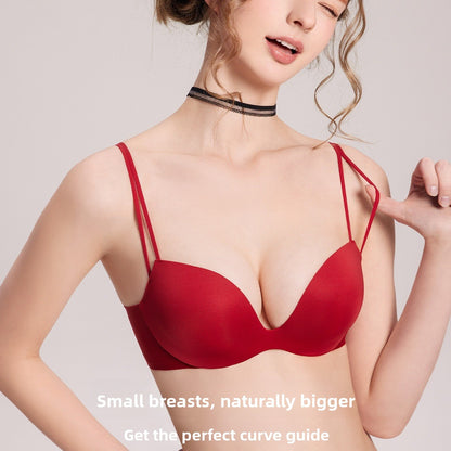 Leopard Print Push-Up Seamless Bra