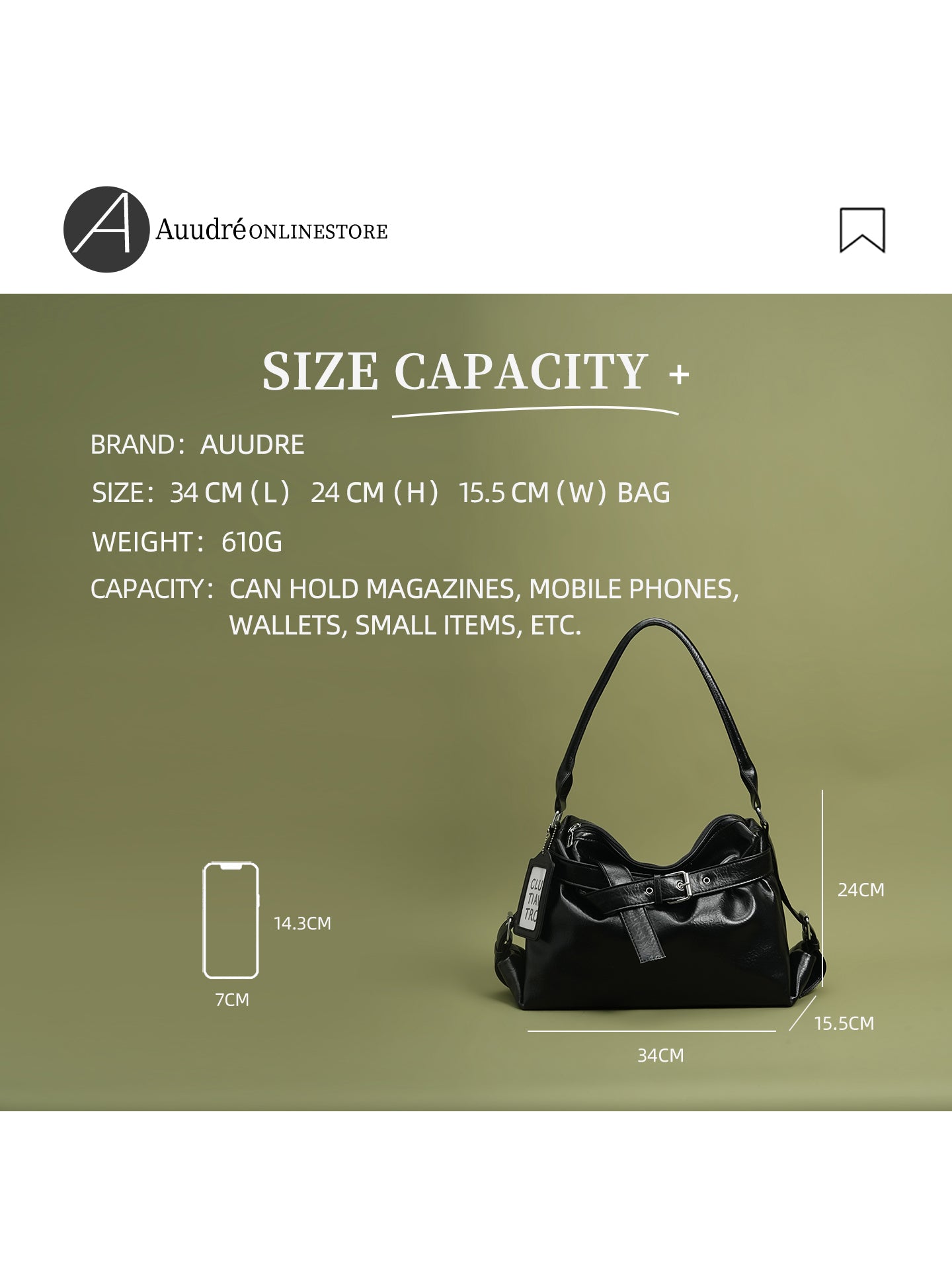 Casual PU Shoulder Bag