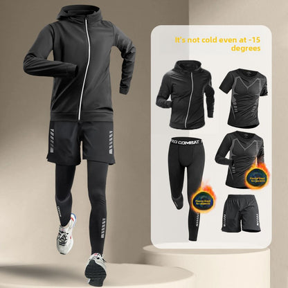 Thick-fabric warm-up quick-drying clothes